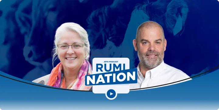 Rumination podcast episode 14: two animal nutrition experts discuss 2025 trends in Jefo’s season 5.