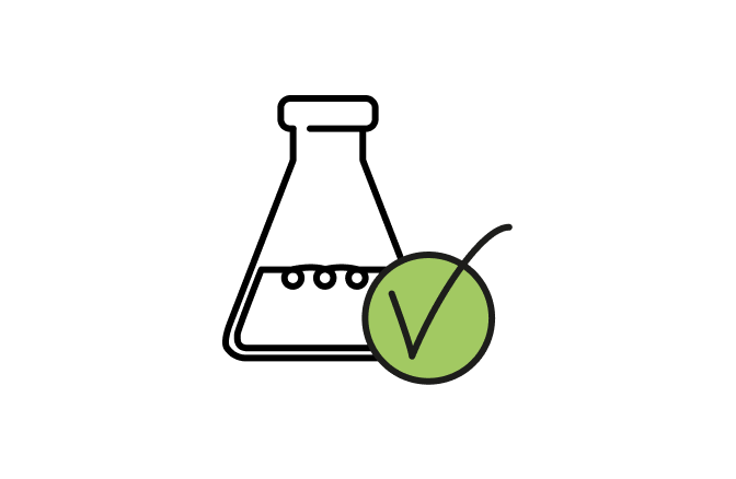 Scientific validation icon, representing Jefo’s applied research expertise in animal nutrition.