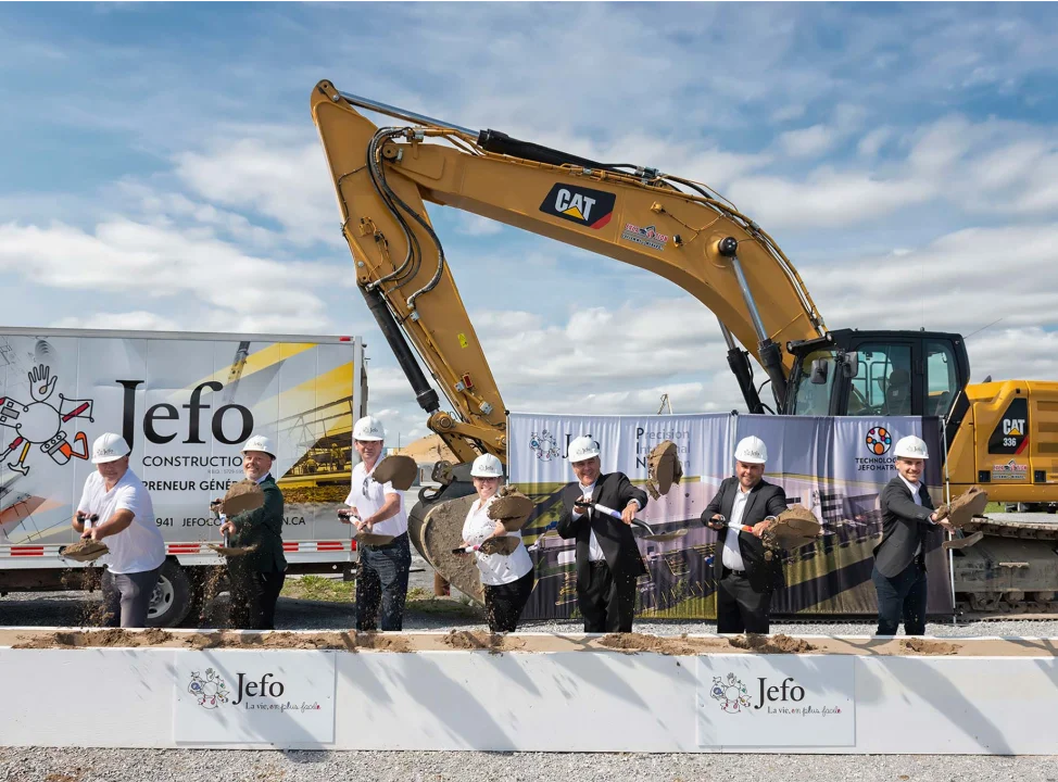 Groundbreaking of Jefo’s new production plant focused on precision animal nutrition solutions.