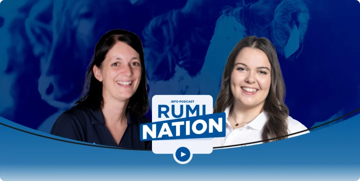 Rumination podcast episode 15: two animal nutrition experts discuss livestock challenges in Jefo’s season 5.
