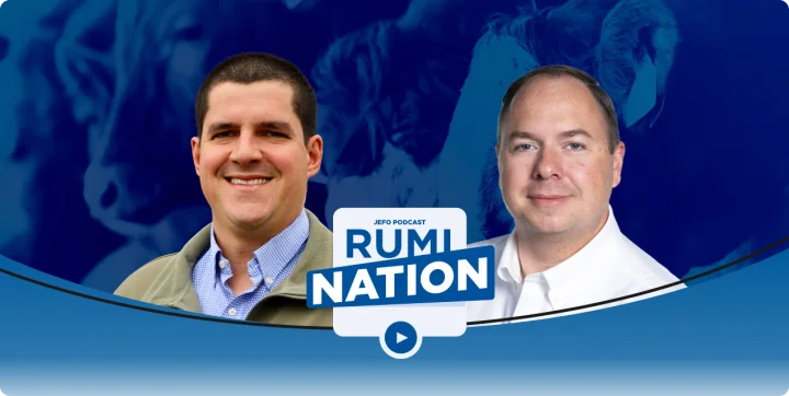 Rumination podcast episode 13: two animal nutrition experts discuss key issues in Jefo’s season 5.