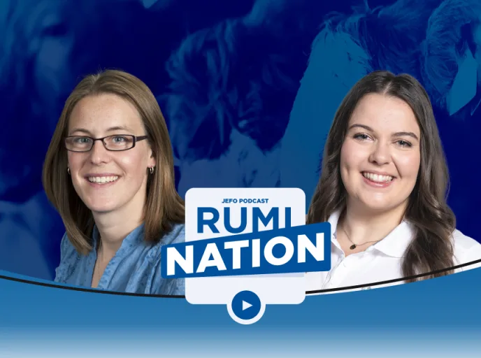Two animal nutrition experts featured in episode 5 – season 5 of Jefo’s Rumination podcast.