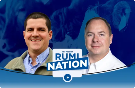 Rumination podcast episode 13: two animal nutrition experts discuss key issues in Jefo’s season 5.