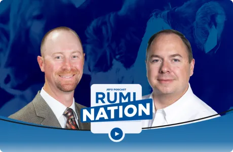Two animal nutrition experts featured in episode 6 – season 5 of Jefo’s Rumination podcast.
