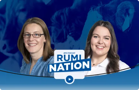 Two animal nutrition experts featured in episode 5 – season 5 of Jefo’s Rumination podcast.