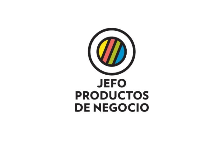 Logotipo de Jefo Productos de negocio sobre fondo blanco